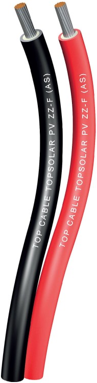  Kabel solarny TOP Solar ZZ-F 1 x 6 mm czarny